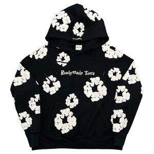 READYMADE x Denim Tears Cotton Wreath Hoodie Sweatshirt Black